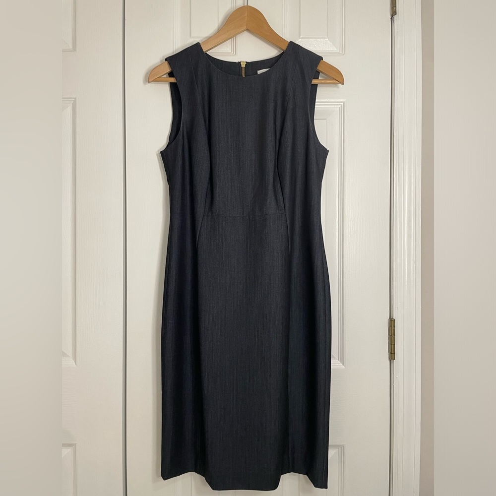 Classic sheath dress from Calvin Klein with back zipper
